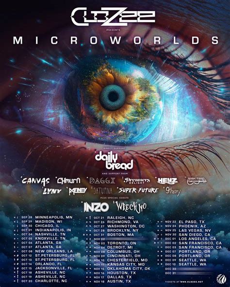 CloZee announces Microworlds Tour 2023 : r/CloZee